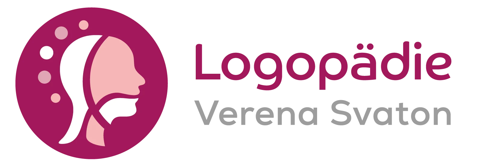 Logo in der färbigen Version Verena Svaton Logopädin aus Neumarkt in der Steiermark